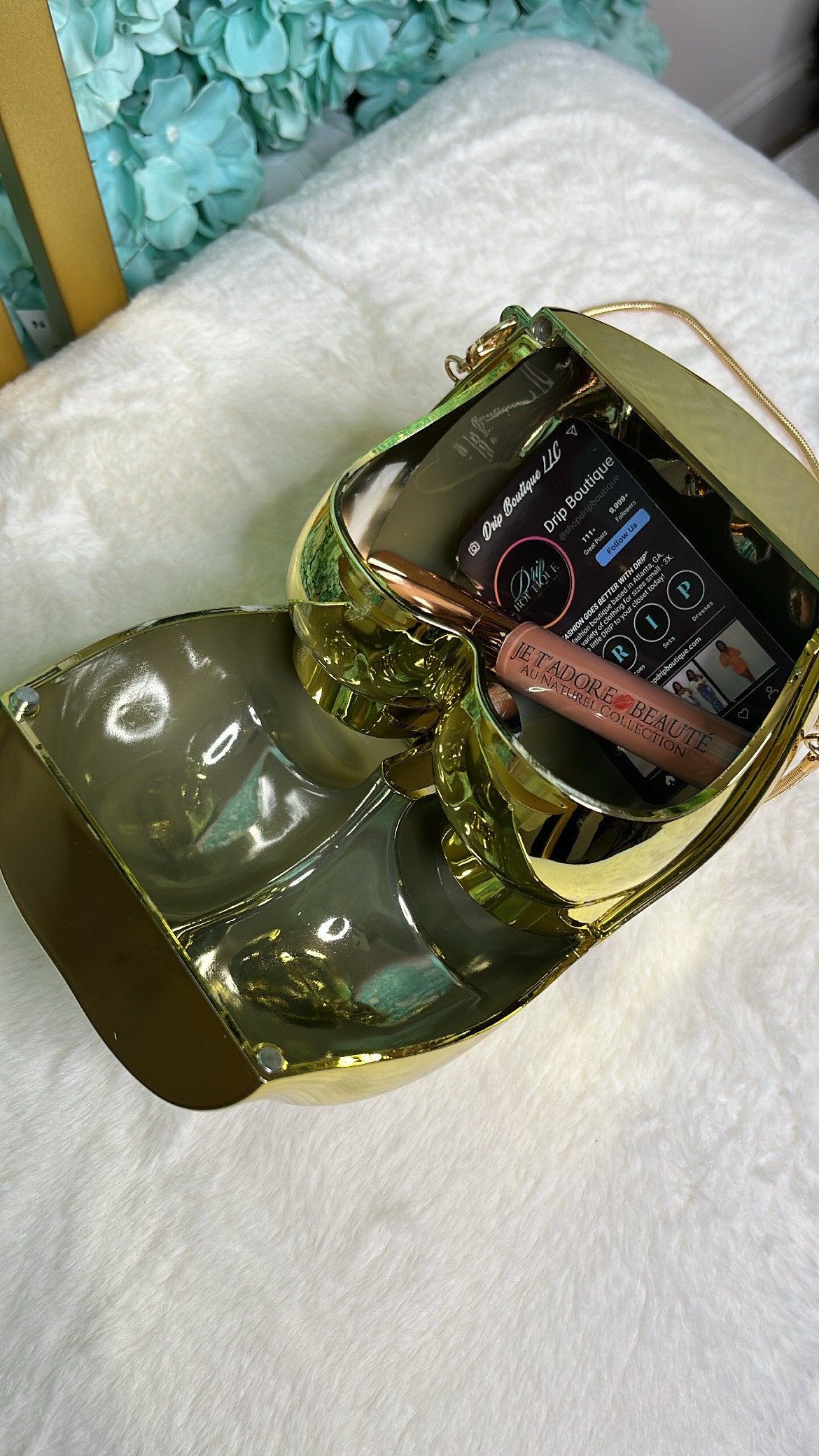 Cheeky Crossbody Bag (Gold)