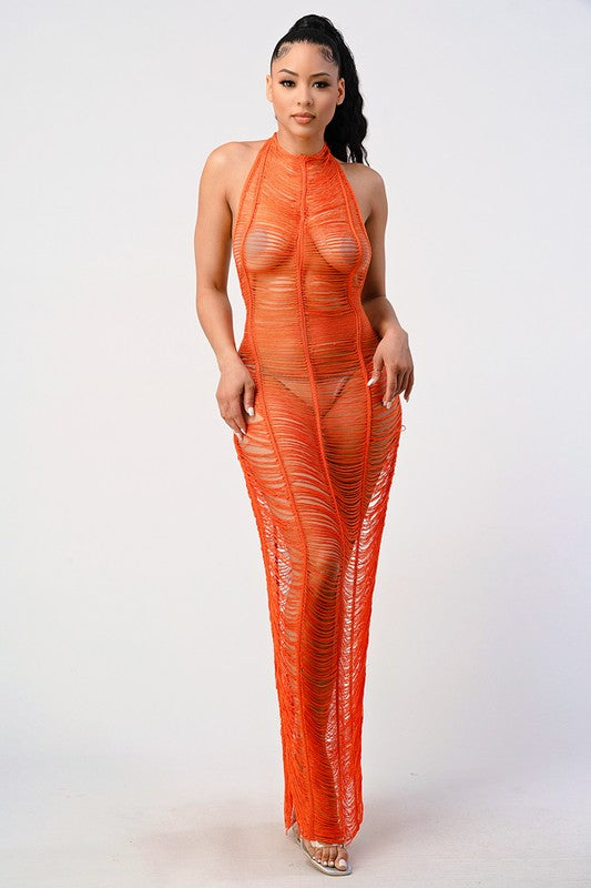 Take Me Away Cover Up (Orange)