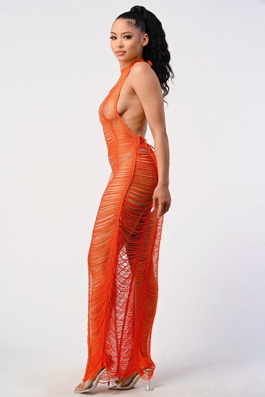 Take Me Away Cover Up (Orange)