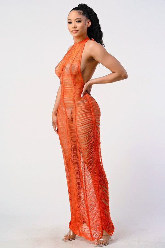 Take Me Away Cover Up (Orange)
