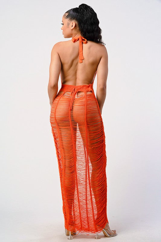 Take Me Away Cover Up (Orange)