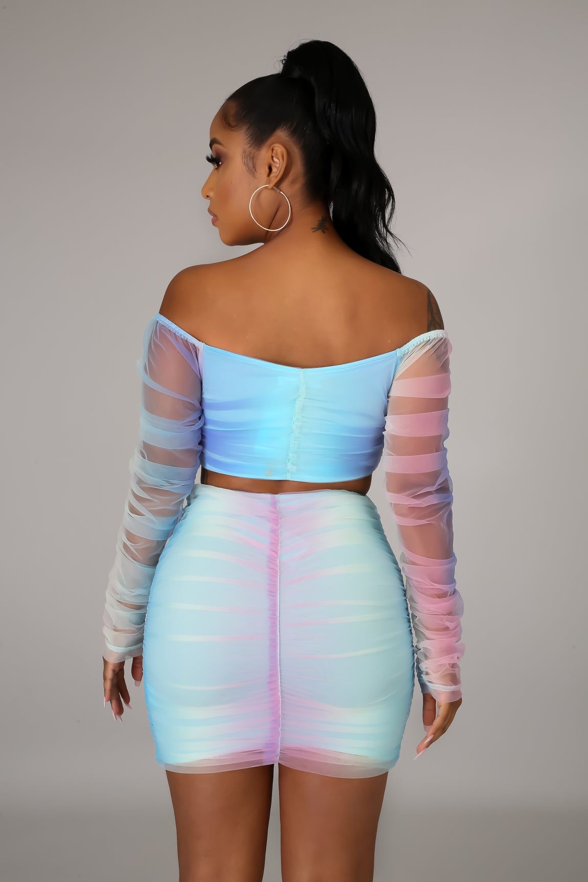 Cotton Candy Skirt Set