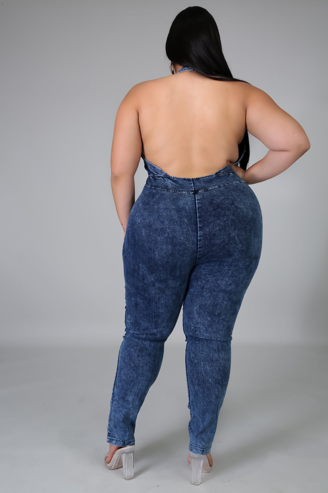 Raw Denim Jumpsuit