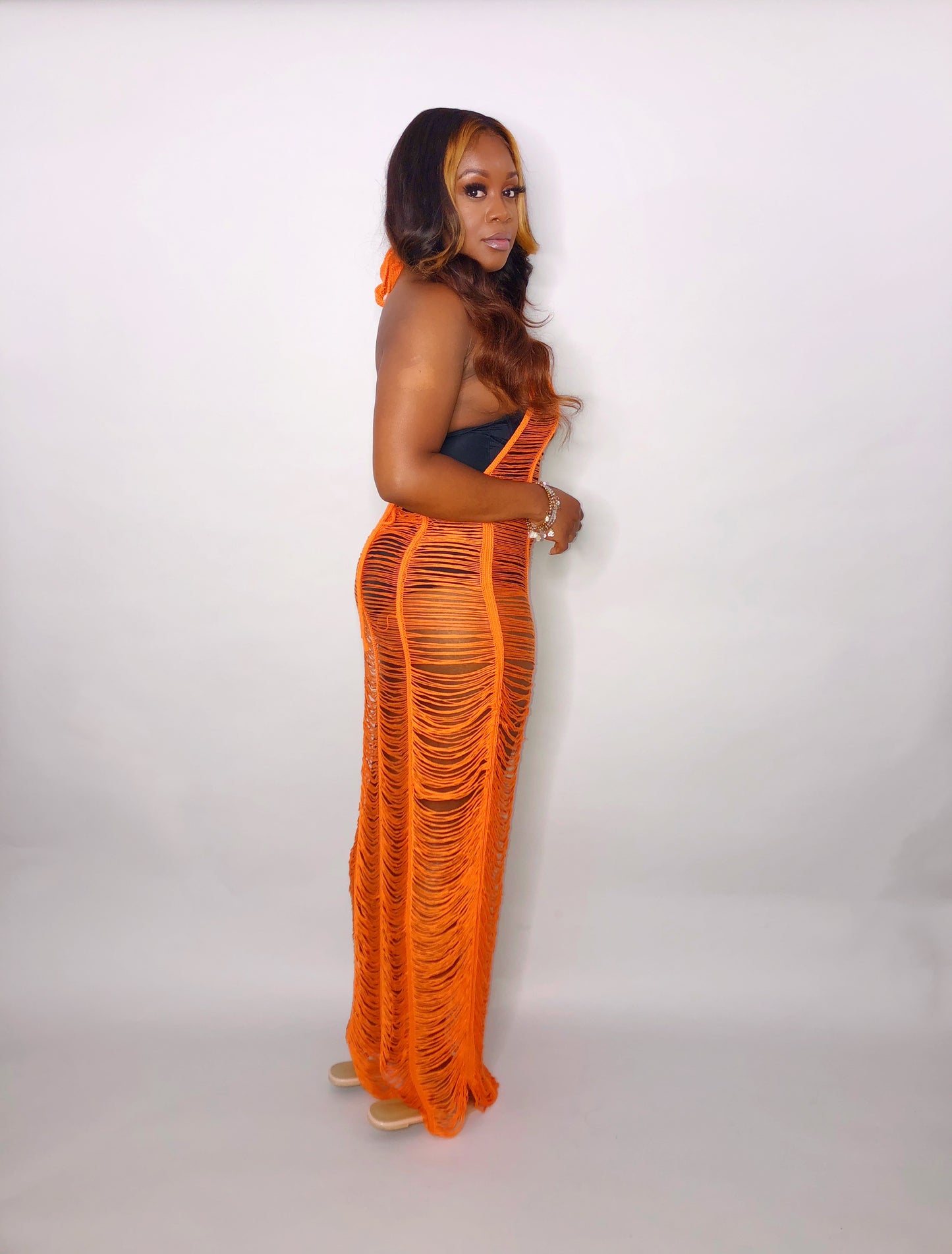 Take Me Away Cover Up (Orange)