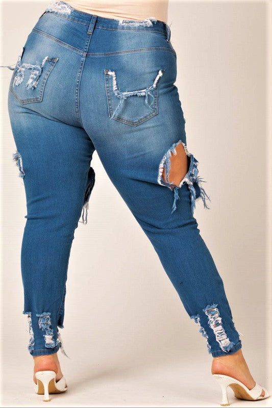 Destroyed Jeans (Plus)