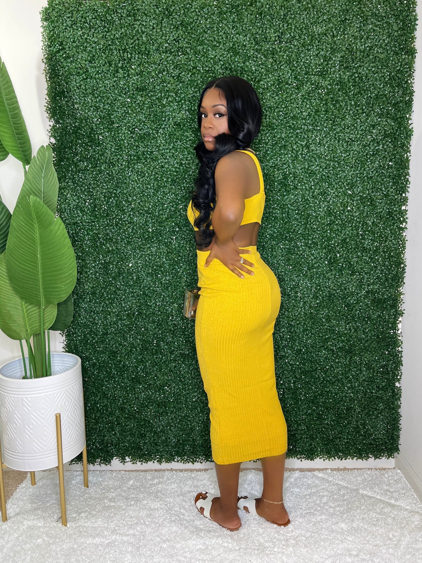 Buckled Up Skirt Set