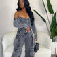 Most Wanted Jumpsuit (Charcoal)