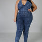 Raw Denim Jumpsuit