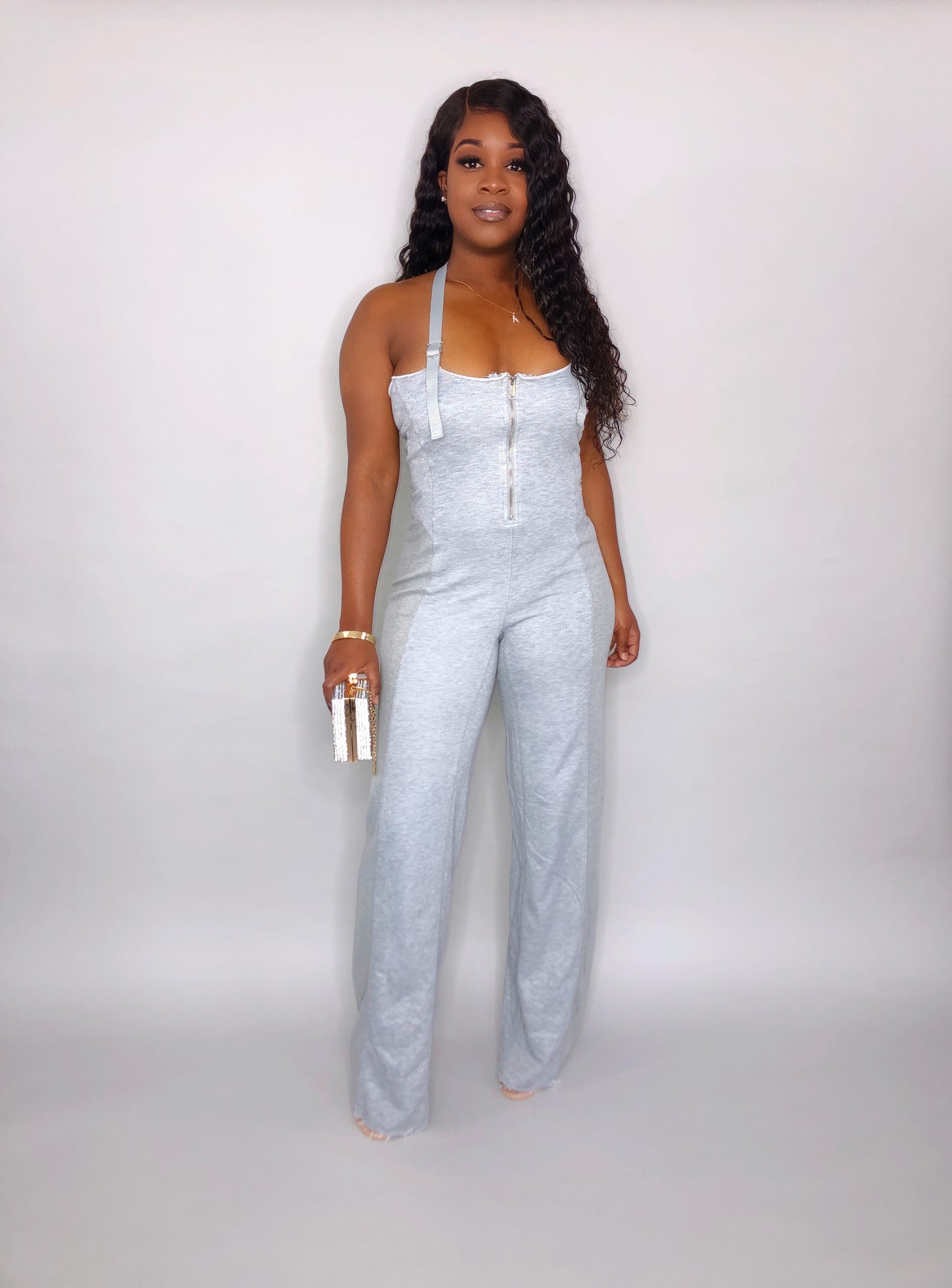 Destiny Jumpsuit (Gray)