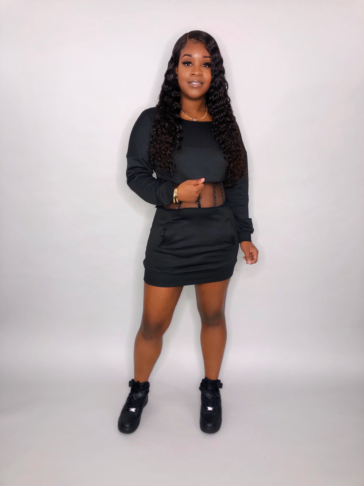 Mesh With Me Dress