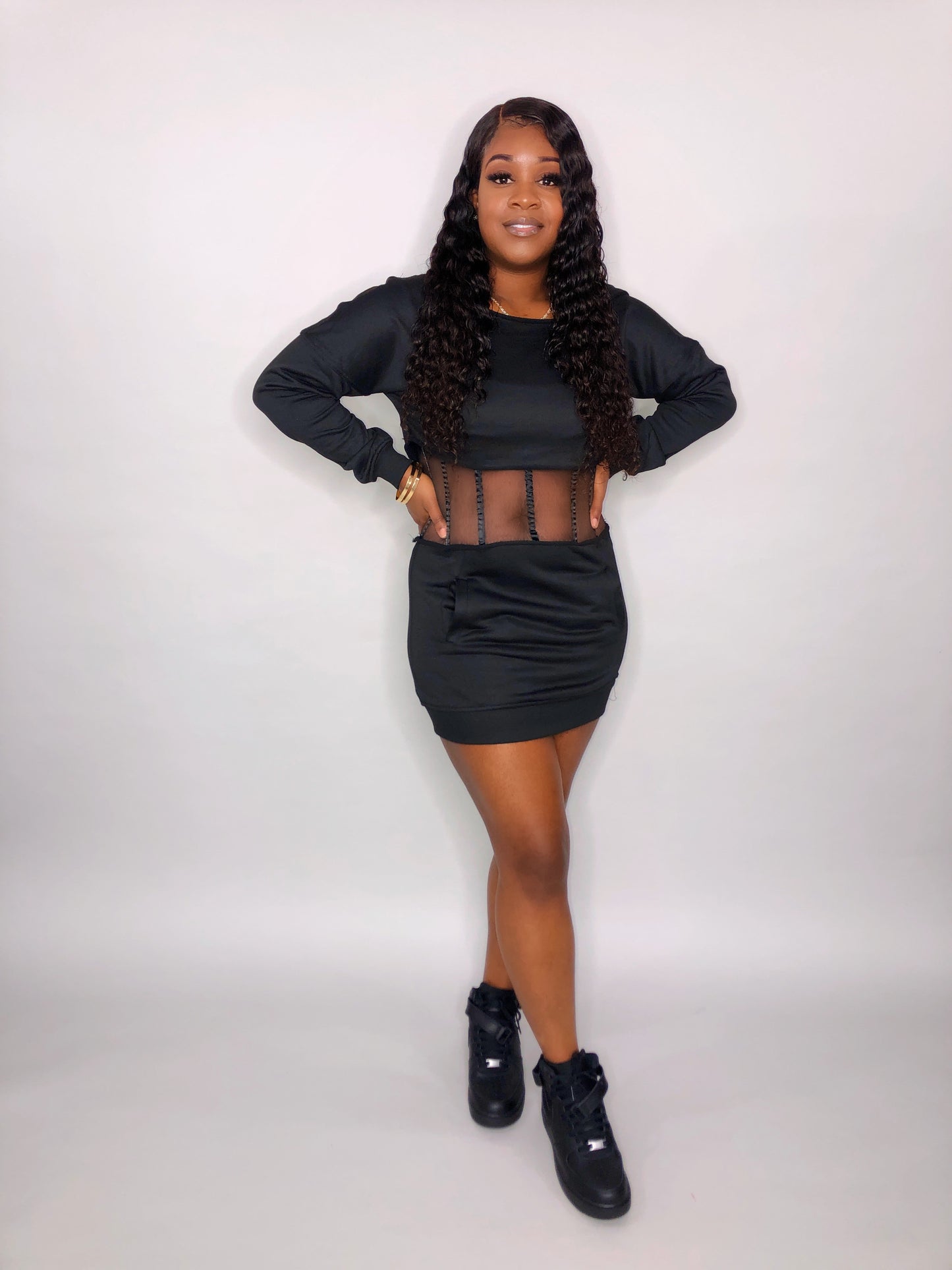 Mesh With Me Dress