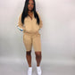 So Sporty Shorts Set (Tan)
