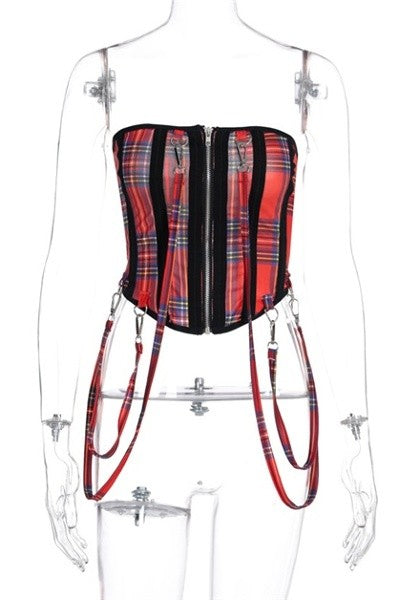 Perfectly Plaid Corset